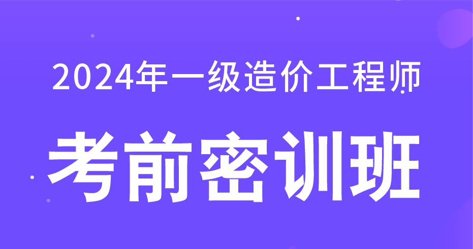 2024年一级造价工程师【管理】考前密训班：B师资