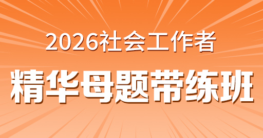 2026年中级社工【 综合能力_中级】精华母题带练班
